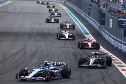 Pierre Gasly (FRA) Alpine F1 Team A523. Formula 1 World Championship, Rd 5, Miami Grand Prix, Miami, Florida, USA, Race