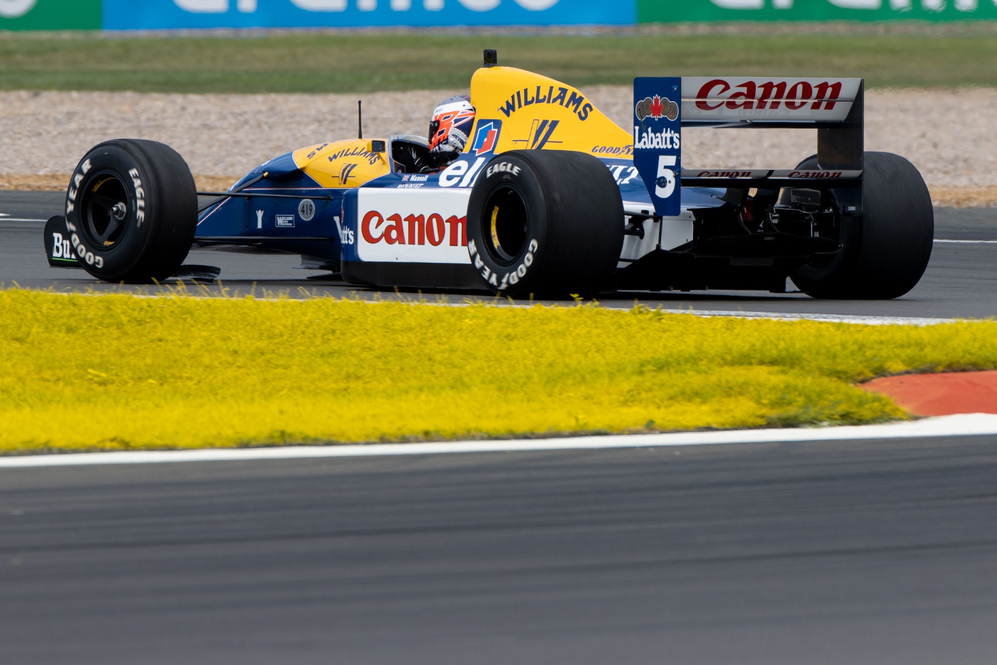 Jenson Button (GBR) Sky Sports F1 Presenter / Williams Racing Senior Advisor drives the 1992 Williams FW14B. Formula 1