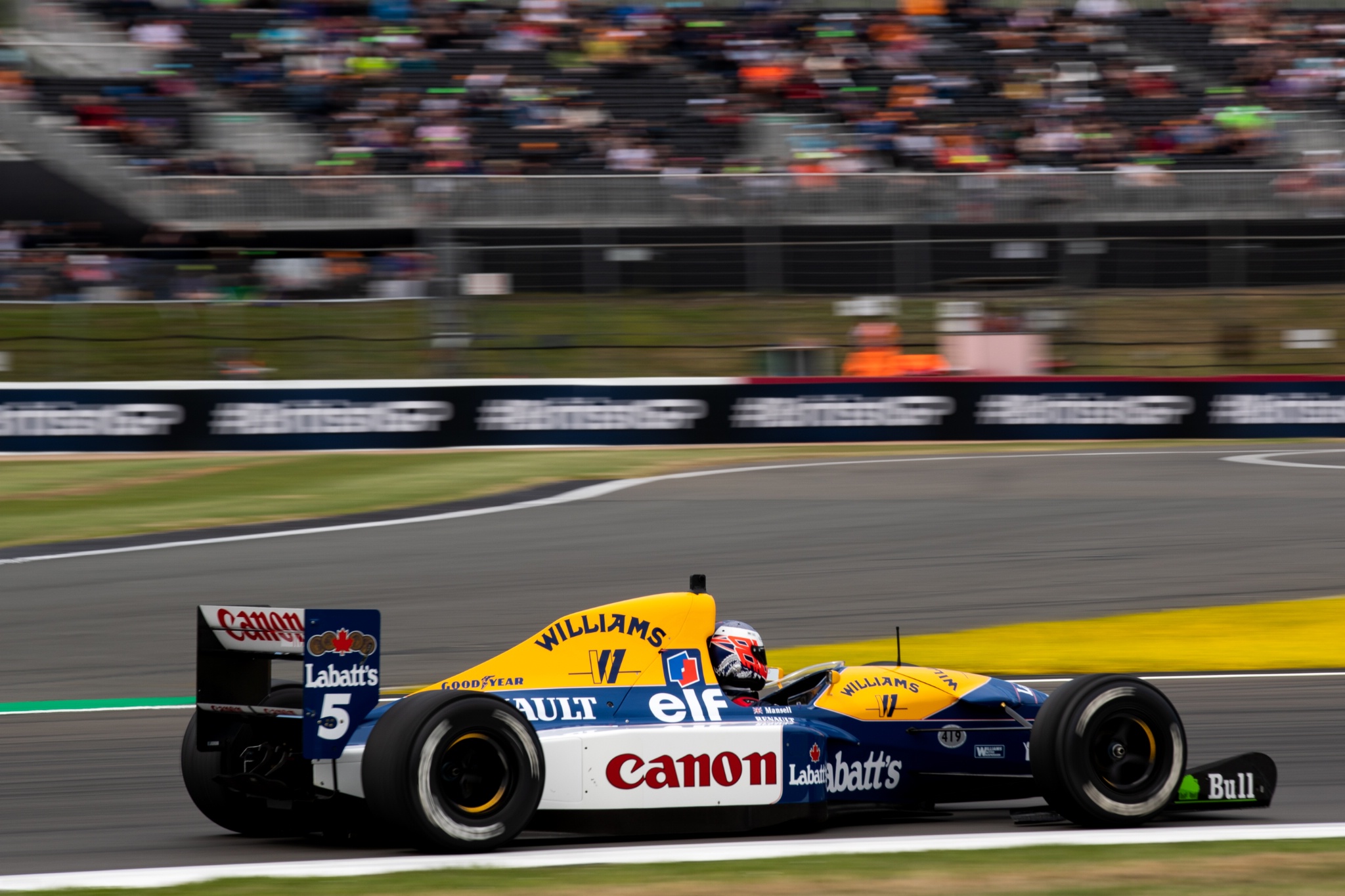 Jenson Button (GBR) Sky Sports F1 Presenter / Williams Racing Senior Advisor drives the 1992 Williams FW14B. Formula 1