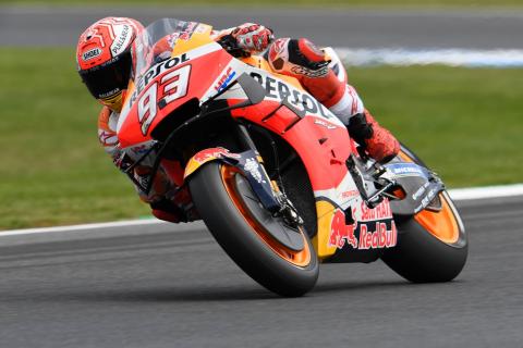 Marquez beats Vinales who falls on last lap in Phillip Island thriller