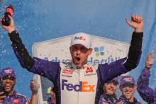 Denny Hamlin, Joe Gibbs Racing at Kansas