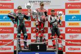 Race 2, 2023, Podium, Bridewell, Brookes, Haslam, Snetterton, BSB, British Superbikes